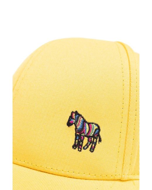 PS by Paul Smith Yellow Ps Paul Smith Baseball Cap for men