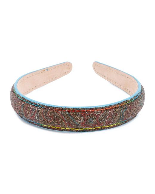 Etro Multicolor Paisley Printed Slip-on Headband