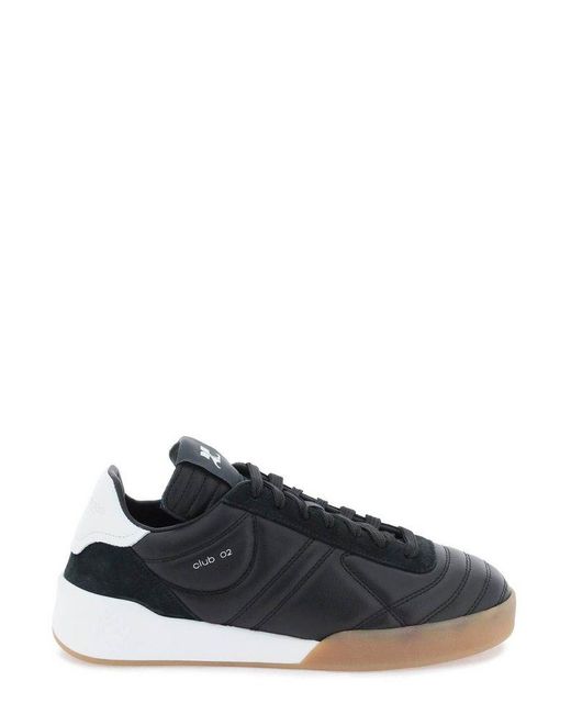 Courreges Black Club 02 Lace-up Sneakers