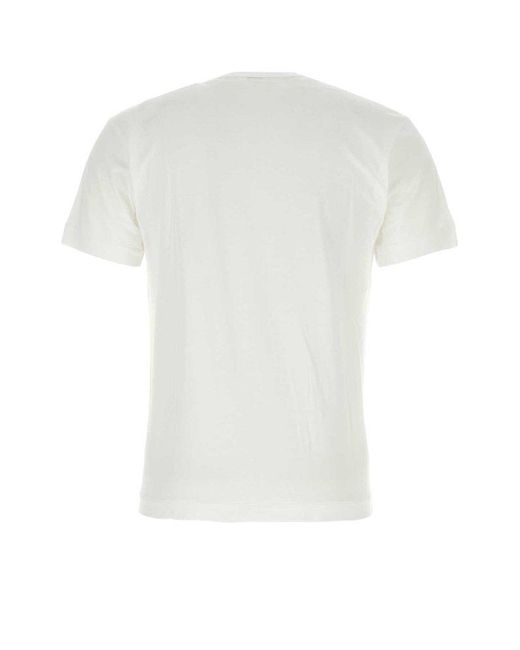 COMME DES GARÇONS PLAY White Comme Des Garcons Play T-Shirt for men