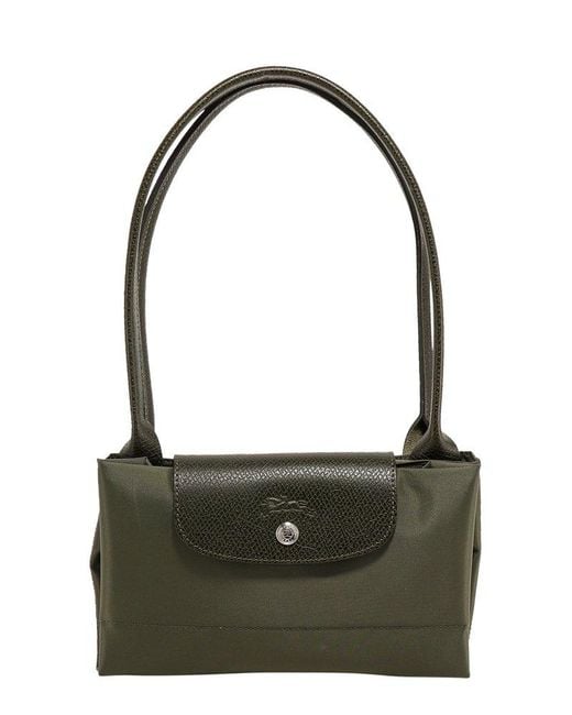 Longchamp Green Le Pliage Shoulder Bag