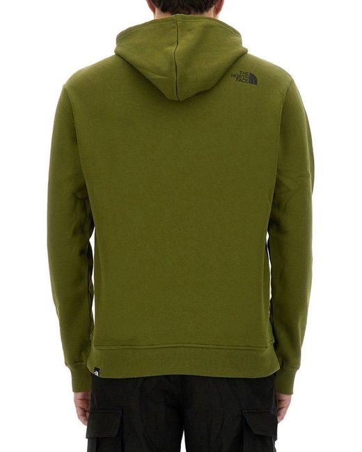 The North Face Green Fine Hoodie for men