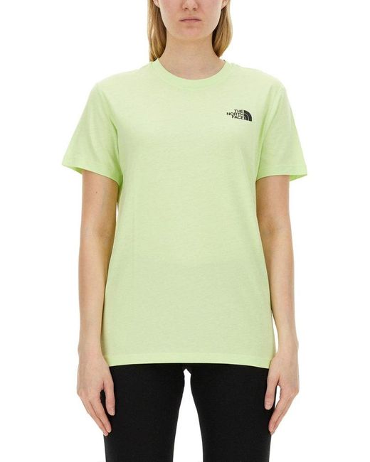 The North Face Green T-Shirt With Logo