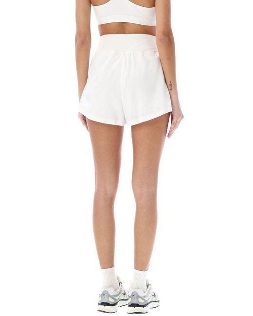 Nike White Logo-printed Tennis Shorts