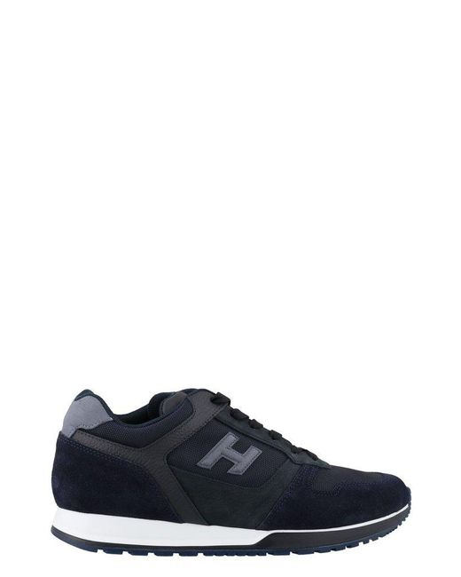 Hogan Blue H321 Lace-up Sneakers for men