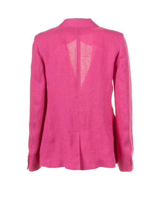 Weekend by Maxmara Pink Single-breasted Long-sleeved Jacket