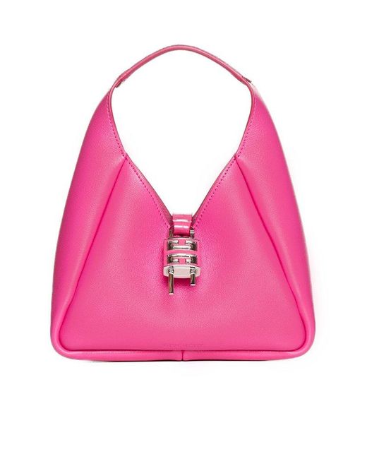 Givenchy Pink G-hobo Mini Leather Bag