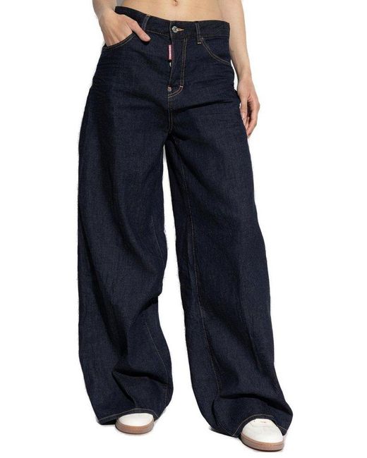 デニム・ジーパン DSQUARED2 Dsquared2 Summer Lovers Traveller Jeans Blu DSquared² Summer Lovers Traveller Jeans in Blue | Lyst