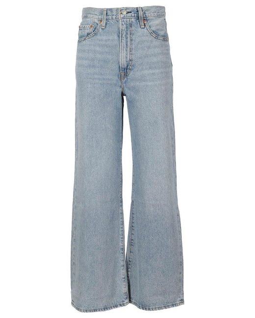 Levi's Blue Ribcage Wide Leg H223 Far And Wide