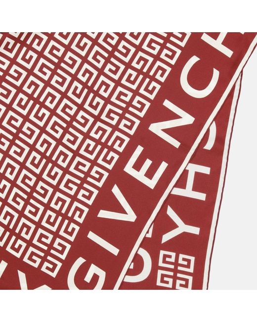 Givenchy Red Carre 4 G En Soie