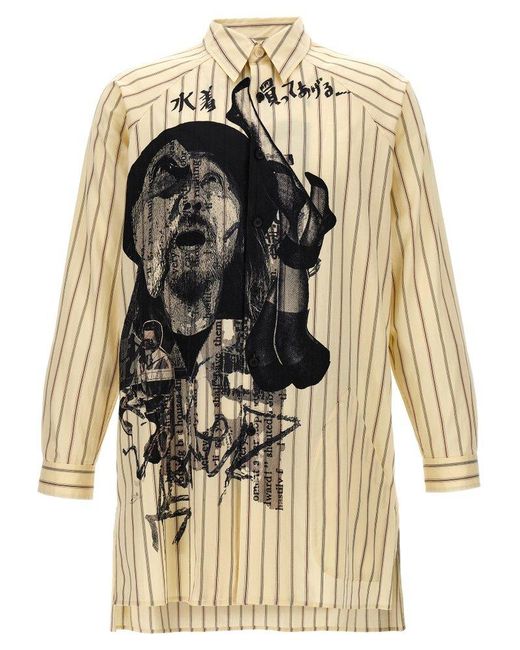 Yohji Yamamoto Metallic 'M-Dadayohji' Shirt for men