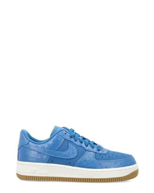 Nike Blue Air Force 1 '07 Lx Panelled Lace-up Sneakers
