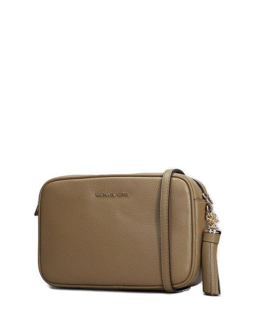 MICHAEL Michael Kors Jet Set Medium Crossbody Bag in Brown Lyst UK