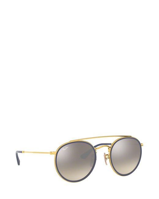 Round Double Bridge Legend Sunglasses 