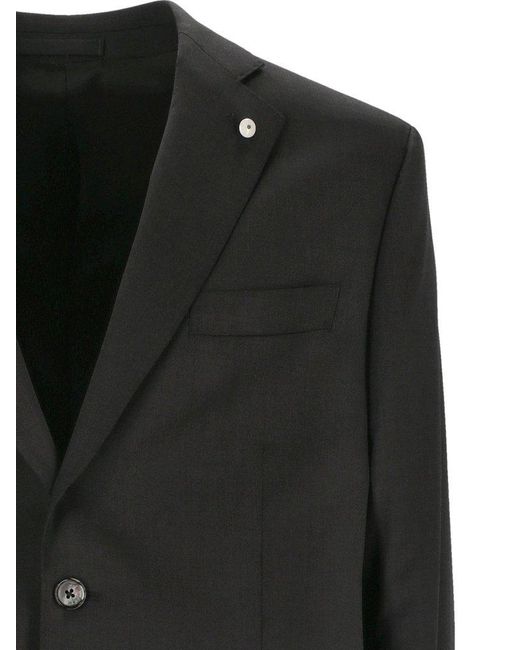 L.b.m. 1911 Black Single-Breasted Suit for men