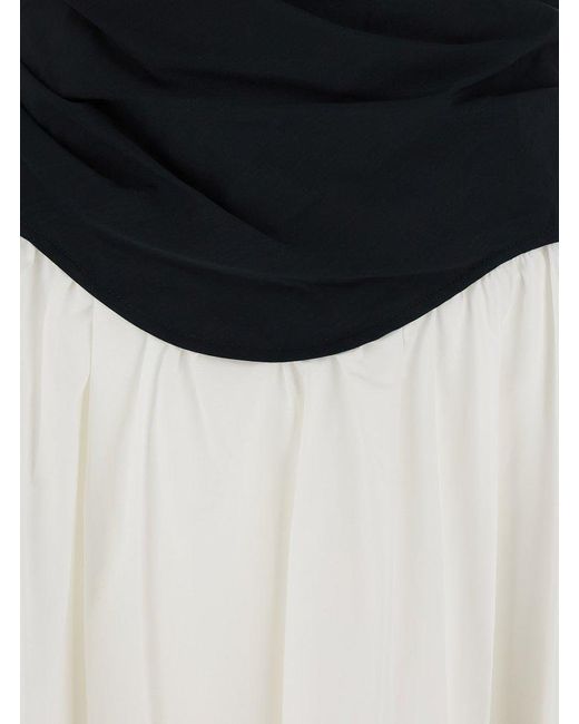 Jonathan Simkhai White Cersei' And Off-Shoulder Midi Dress