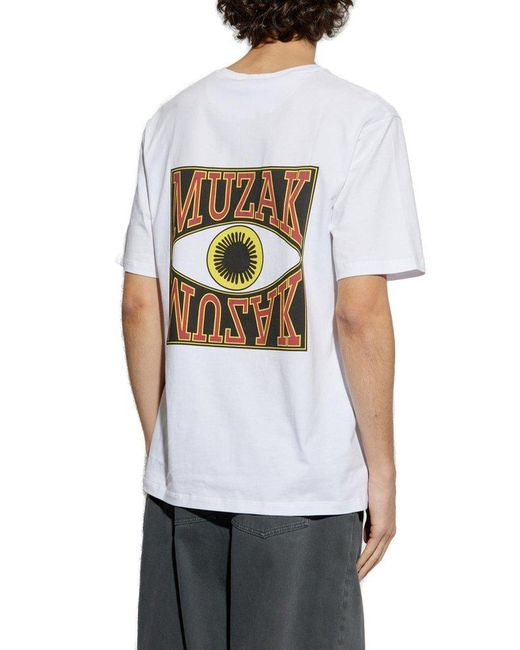 Bally White T-Shirt With Print for men