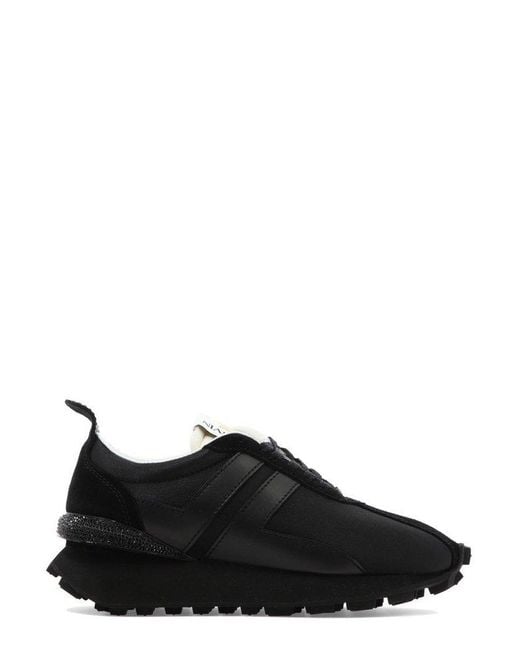 Lanvin Black Chunky Lace-up Sneakers