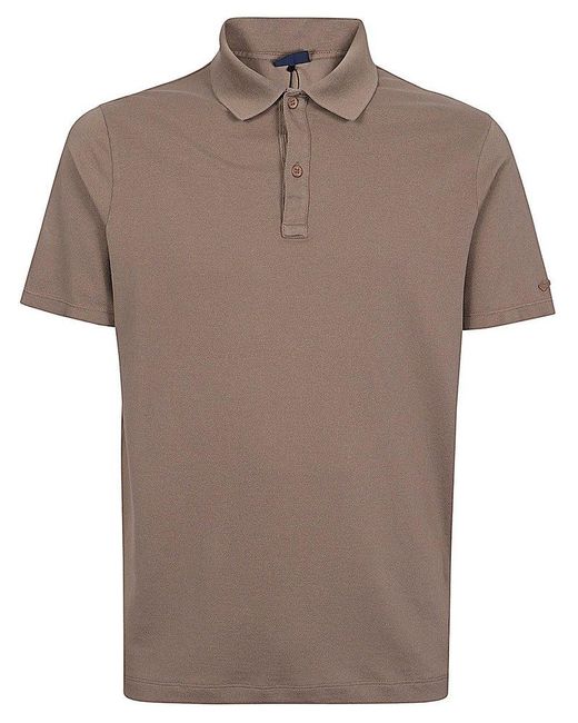 Paul & Shark Brown Short Sleeved Polo Shirt for men