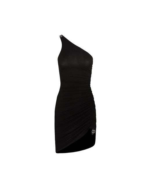Courreges Black Short Dresses