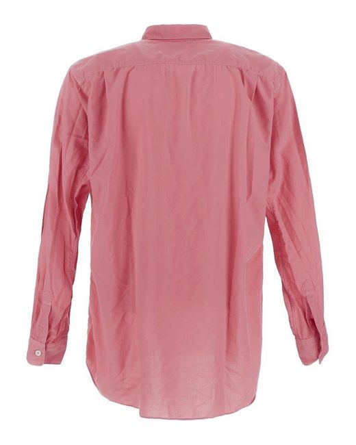 Comme des Garçons Pink Long Sleeves Shirt for men