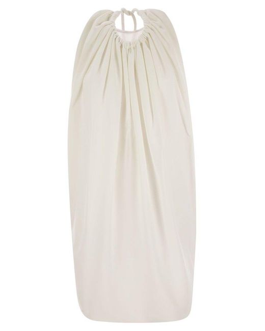 【★日本未入荷★】SPORTMAX☆ ショートドレス ARIZONA1234 Sportmax Arizona1234 Short Viscose Dress in White | Lyst Canada