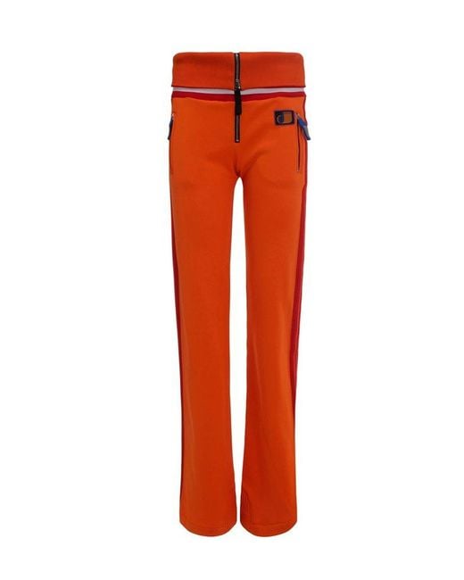 DIESEL Orange P-rally Foldable Waist Sweatpants