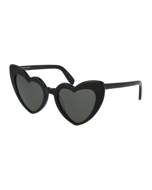 Saint Laurent Black Loulou Sunglasses