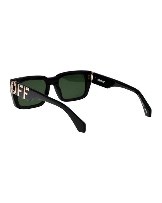Off-White c/o Virgil Abloh Green Off- Sunglasses