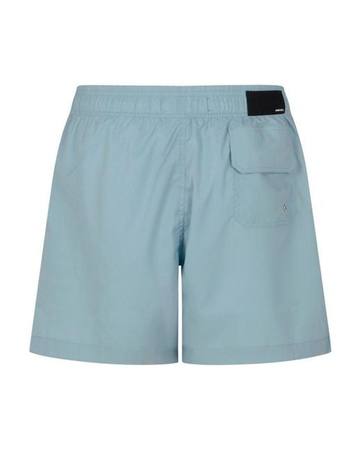 Amiri Blue Starburst Swim Trunks for men