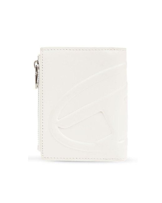 DIESEL White Wallet With Logo