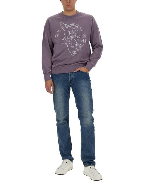 PS by Paul Smith Purple Sweatshirt With Bunny Print for men