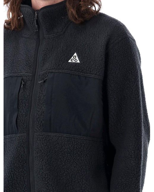 Nike Blue Agc Polartech Zip Jacket for men