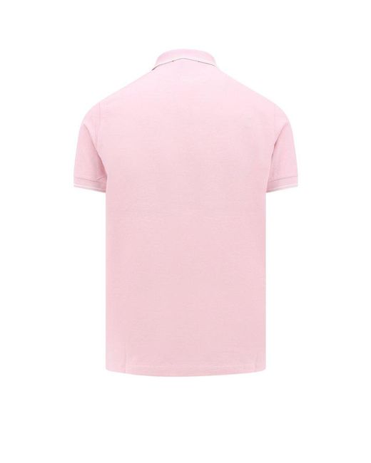 Stone Island Pink Polo Shirt for men