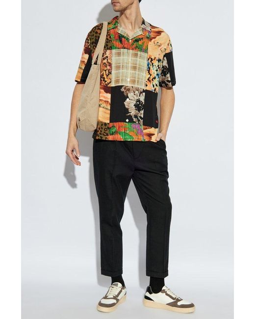 AllSaints Multicolor Patterned Shirt Patche for men