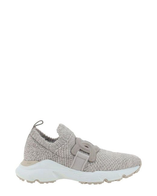 Tod's White Kate Slip-On Sneakers