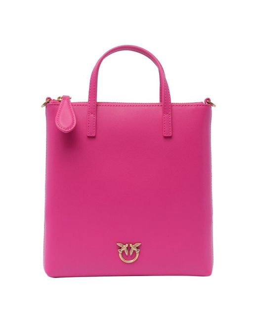 Pinko Pink Zip-up Shoulder Bag