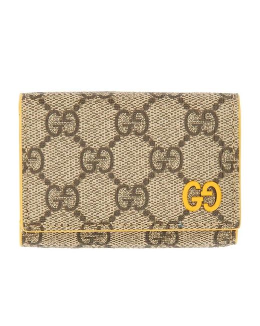 Gucci Metallic GG Detailed Mini Wallet for men