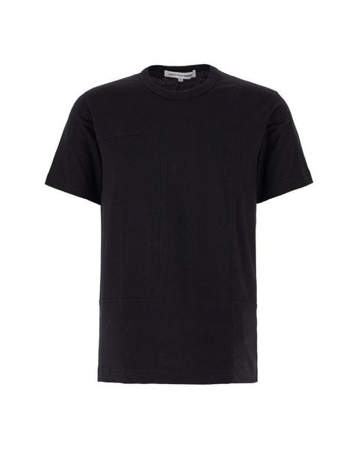 Comme des Garçons Black Short-sleeved Crewneck T-shirt for men