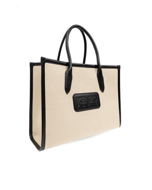 KENZO Black ' 18' Shopper Bag,
