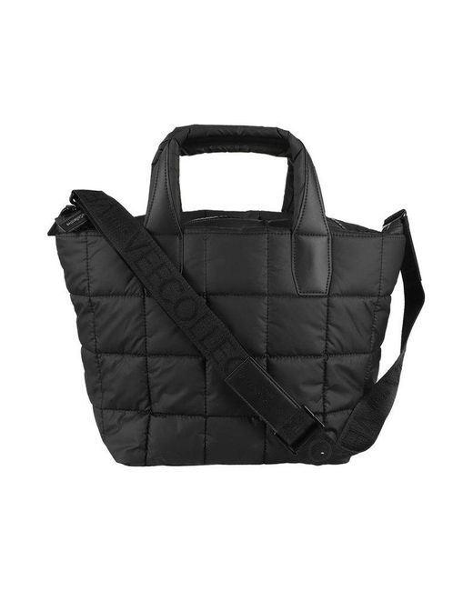 VEE COLLECTIVE Black Porter Shopper Small Top Handle Bag