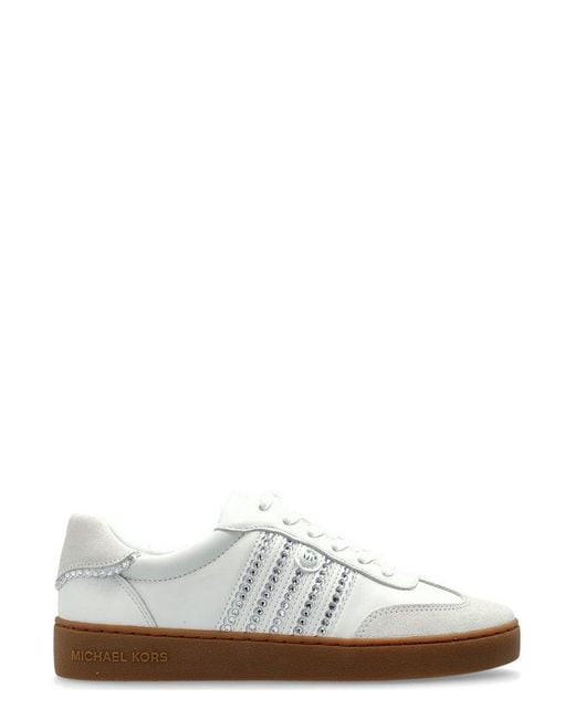 MICHAEL Michael Kors White Scotty Sports Lace-Up Shoes