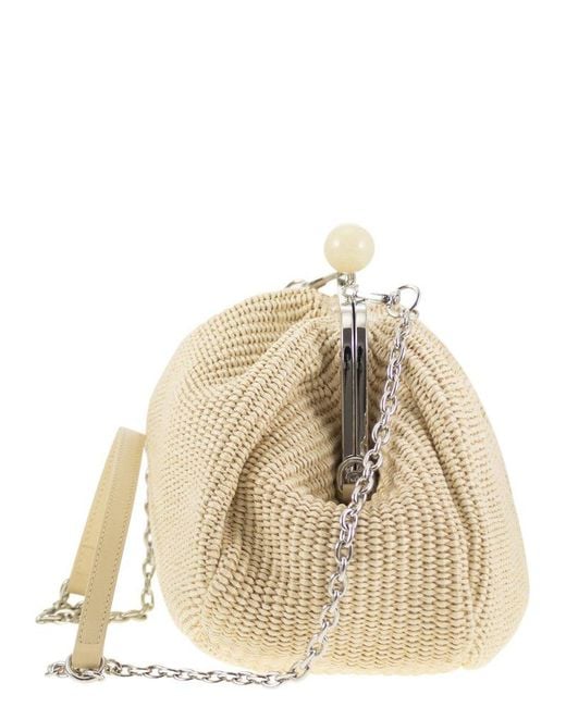 Weekend by Maxmara Natural Fortuna Chained Medium Pasticcino Bag