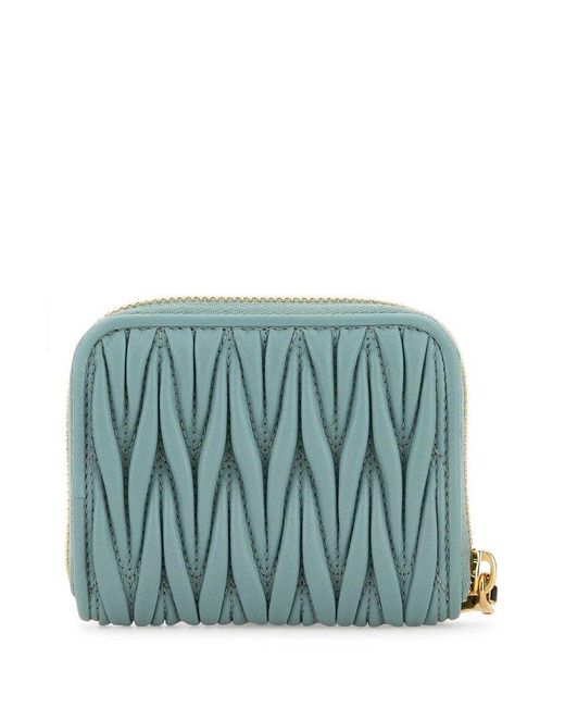 Miu Miu Blue Wallets