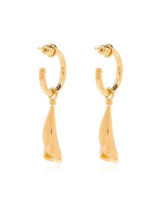 Chloé Metallic 'blooma' Brass Earrings,