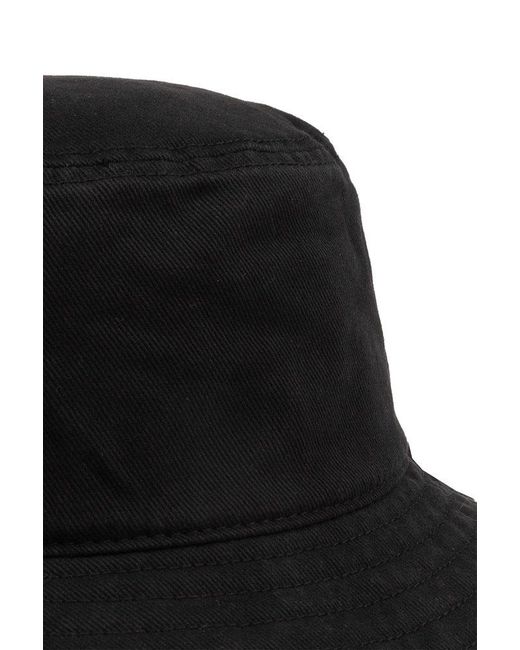 DIESEL Black 'c-fisher-wash' Cotton Hat, for men