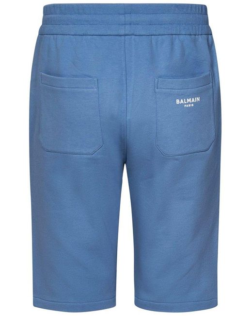Balmain Blue Shorts for men