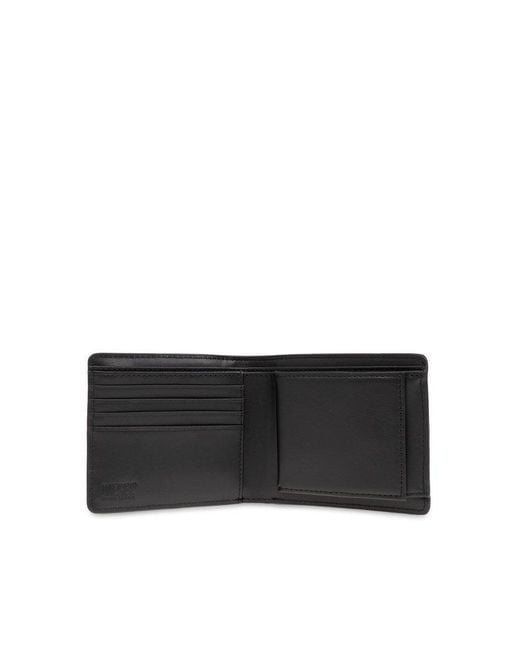 DIESEL Black Touchture 1dr Logo Plaque Bi-fold Wallet for men