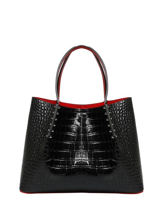 Christian Louboutin Black Cabarock Small Tote Bag