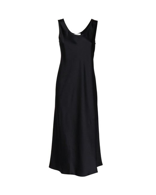 Max Mara Black Banjo Midi Dress